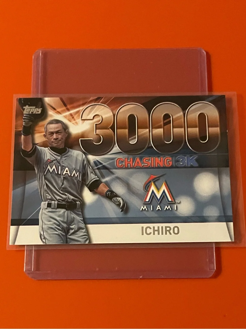 Ichiro #3000-60 2016 Topps Update [Chasing 2K] Baseball Trading Card